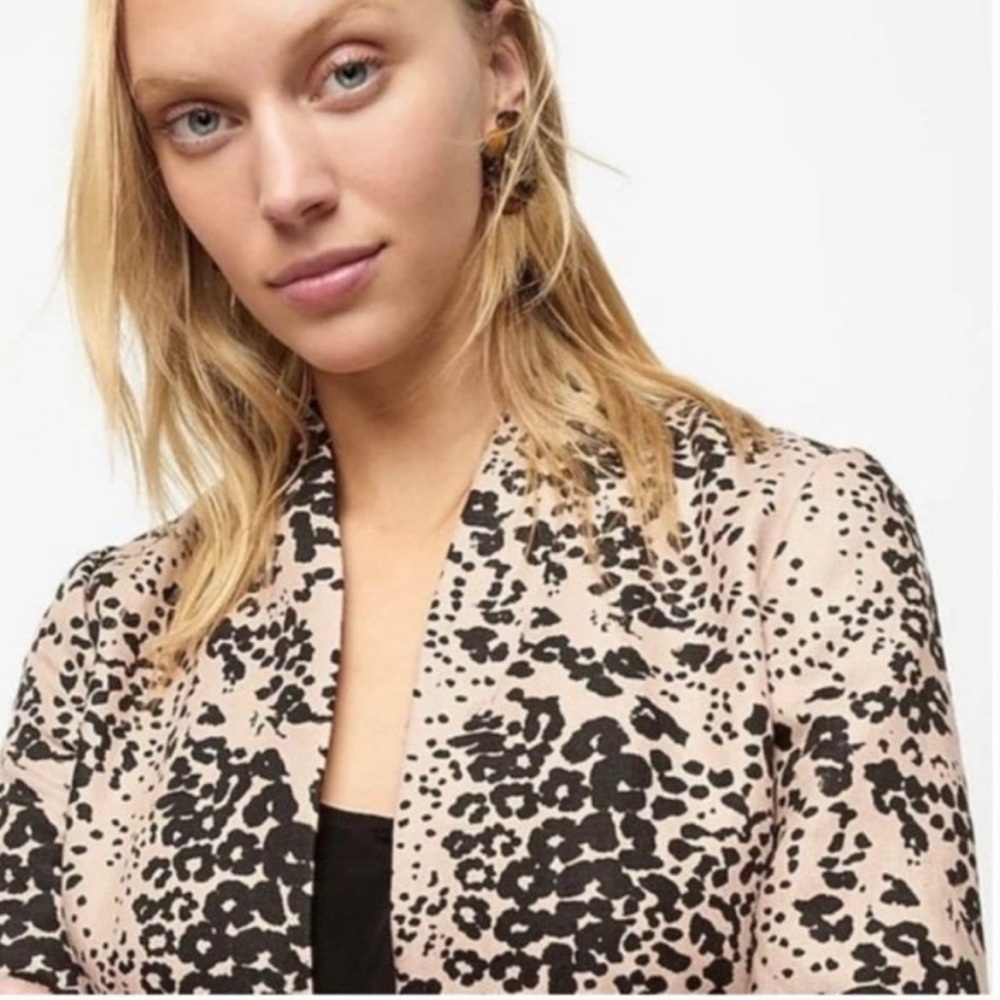 J. Crew Going-Out Blazer in‎ Leopard Print - image 3